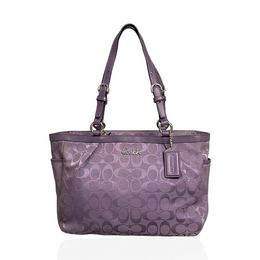 Coach Gallery Signature Purple Tote Bag