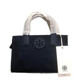 Tory Burch Ella Mini Navy Sling Bag