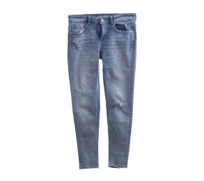 Zara Blue Denim Long Pants