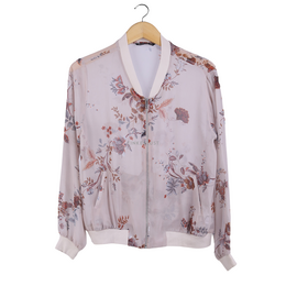 Stradivarius Beige Floral Jacket