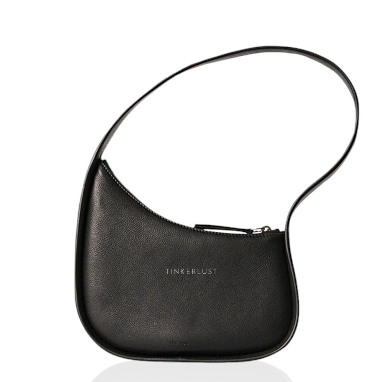 トートバッグ The Row Half Moon Bag in Smooth Calfskin Leather Black Half Moon leather shoulder bag in black - The Row | Mytheresa