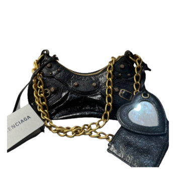 ショルダーバッグ・ポシェット BALENCIAGA LE CAGOLE SHOULDER BAG ARENA LAMB tas shoulder-bag Balenciaga Le Cagole XS Chain Shoulder Bag