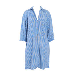 Zara Blue & White Stripes Shirt Tunic