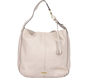 Coach Cream Avery Leather Hobo Shoulder Bag