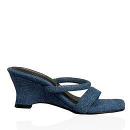 Naked Sol Dark Blue Heels