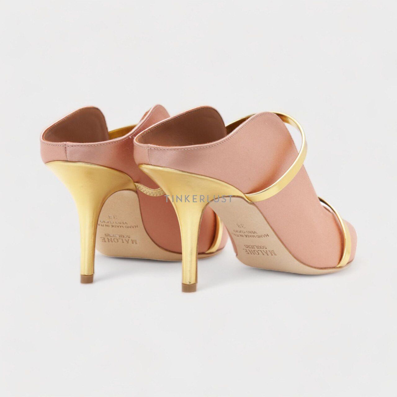 sepatu heels MALONE SOULIERS Maureen Pumps 70mm in Blush