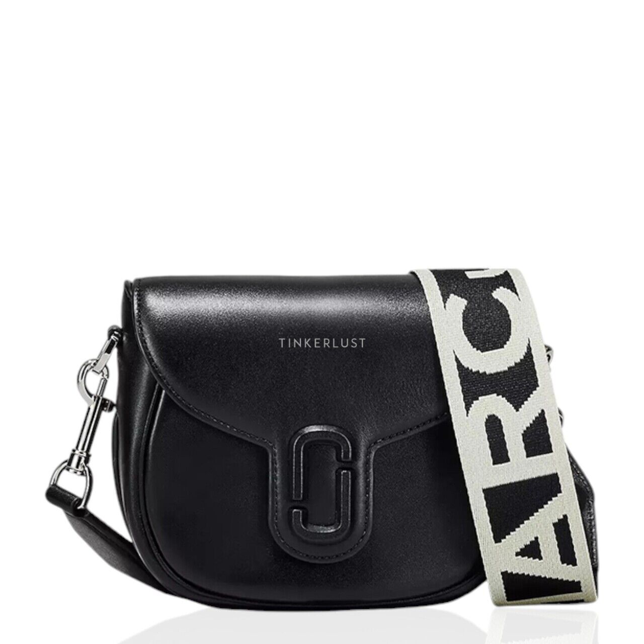 tas shoulder-bag Marc Jacobs Small J Marc Saddle in Black
