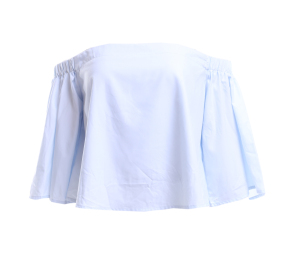 Something Borrowed Blue Off Shoulder Blouse