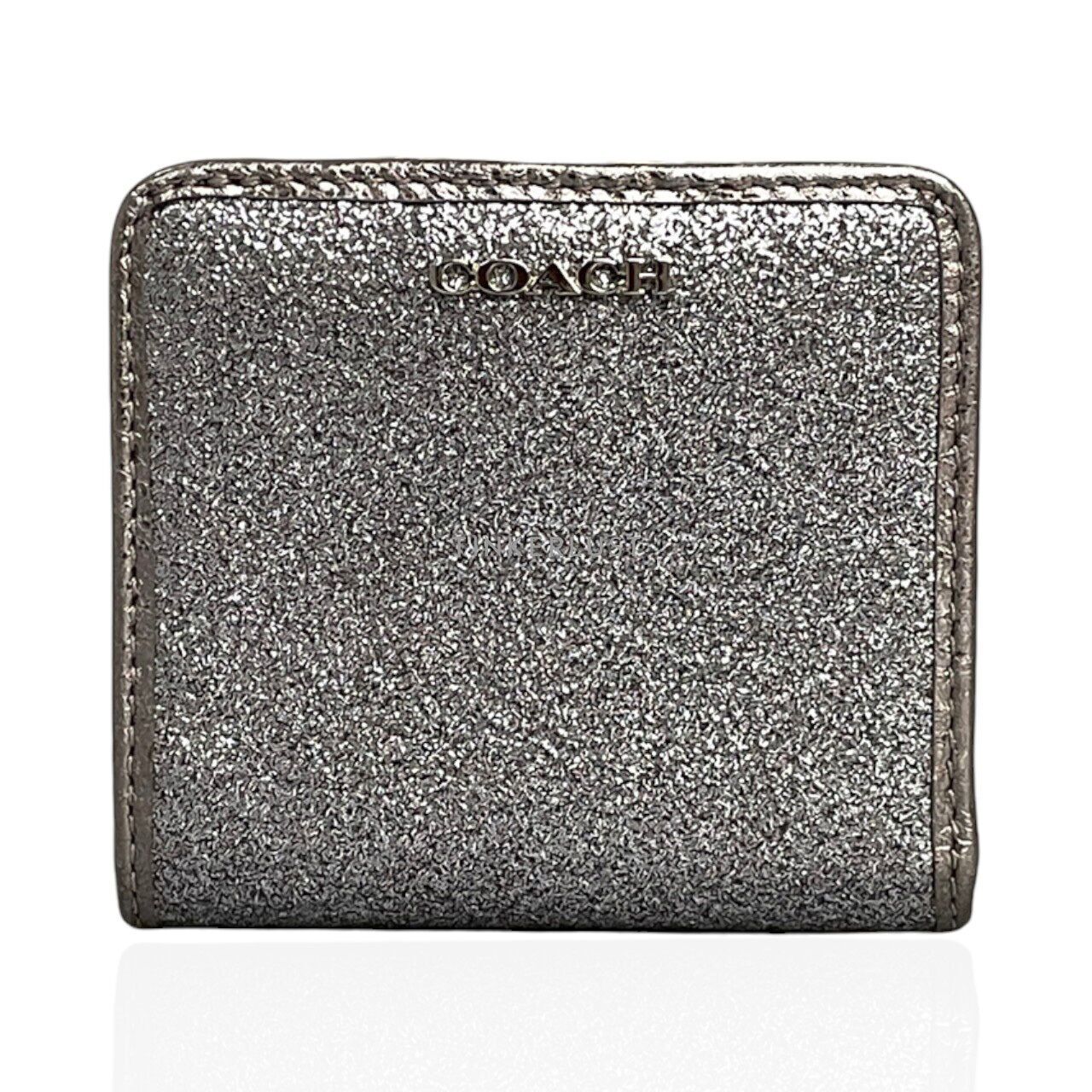 Coach wallet store glitter