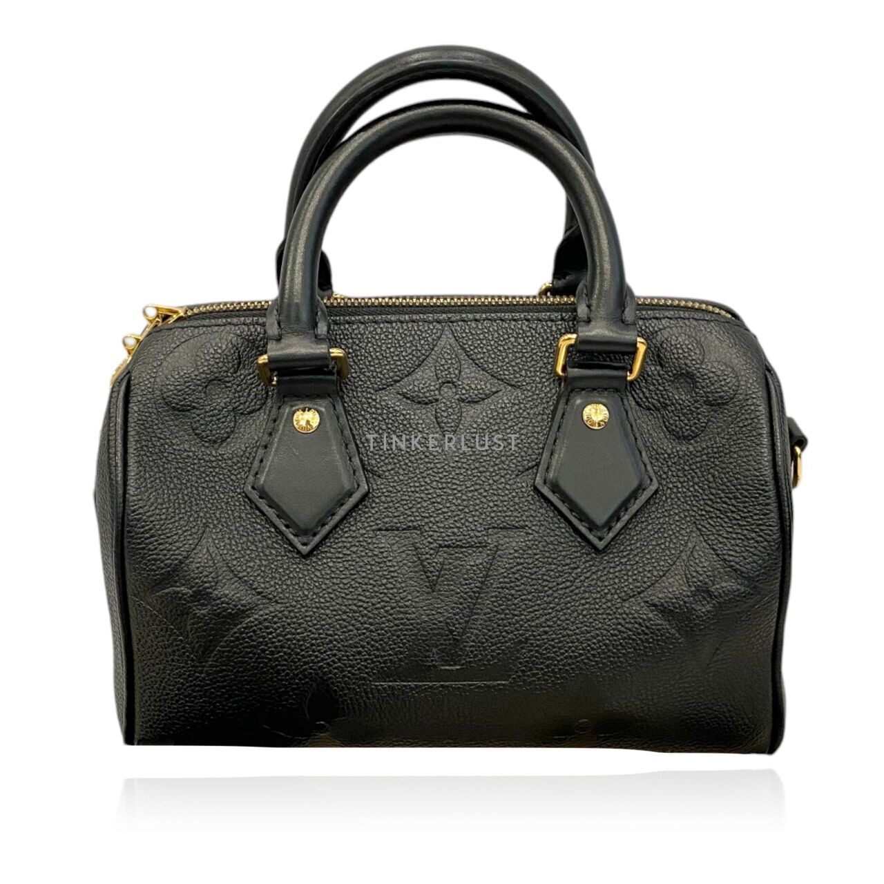 LOUIS VUITTON Jacquard Speedy Bandouliere 20 Shoulder Strap Black