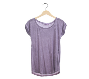 New Look Purple Studed T-Shirt