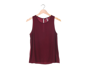 Stradivarius Wine Sleeveless