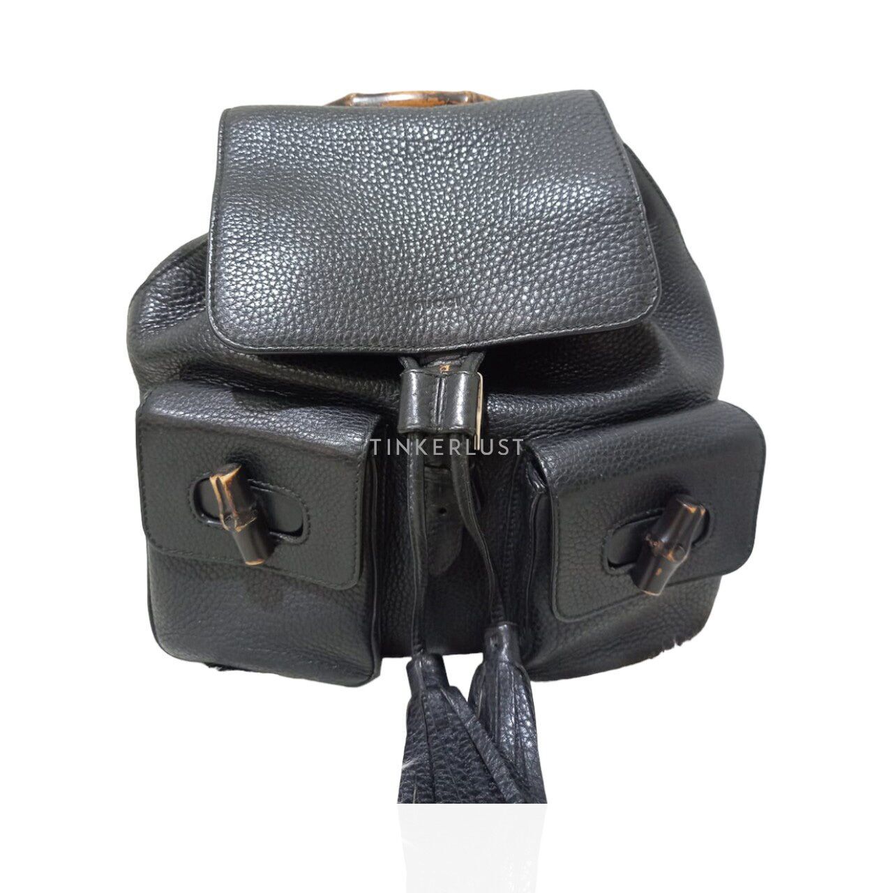 Gucci bamboo backpack best sale