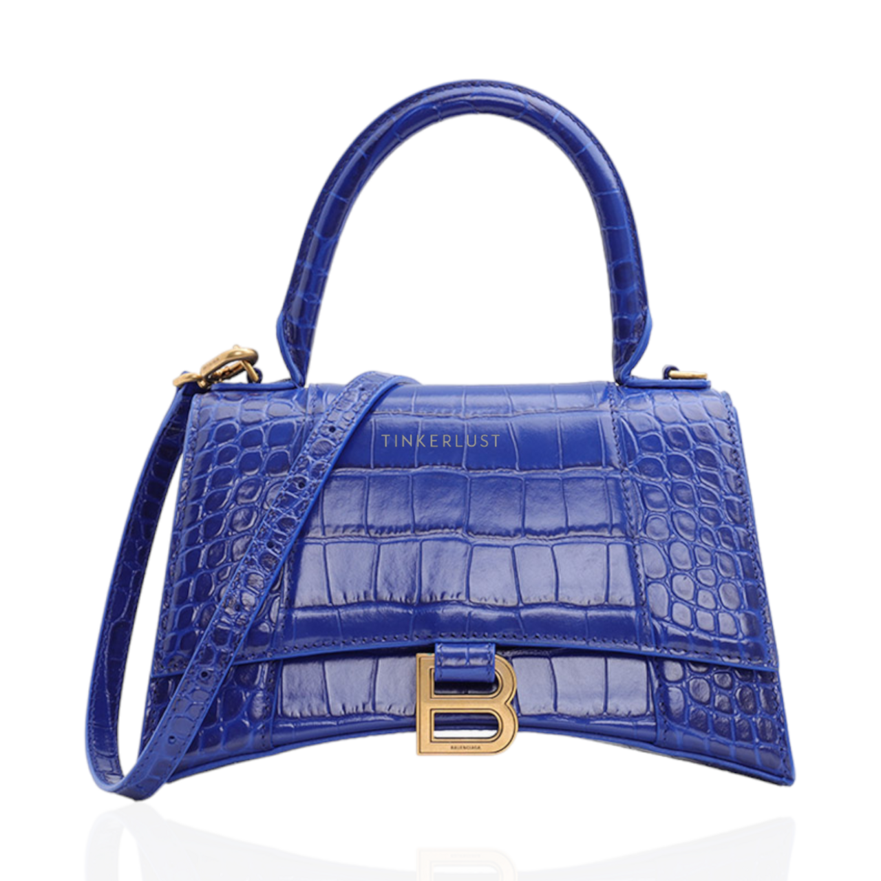 【VIP価格】BALENCIAGA Electric Blue Crocodile Skin Clutch Balenciaga Electric Blue Crocodile Skin Clutch – SEYMAYKA