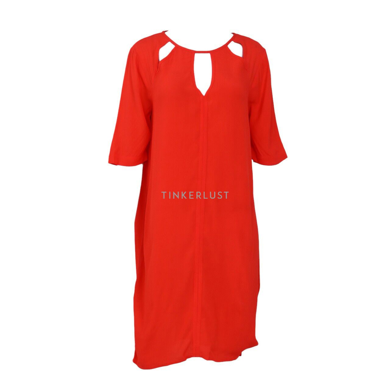 pakaian dress mini dress BCBG Max Azria Red Mini Dress Tinkerlust