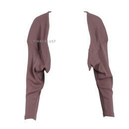 Popoluca The Label Dark Nude Cardigan