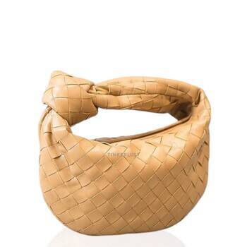 ハンドバッグ Bottega Veneta Dark Praline Mini Jodie bag Bottega Veneta Dark Praline Intrecciato Mini Jodie Bag