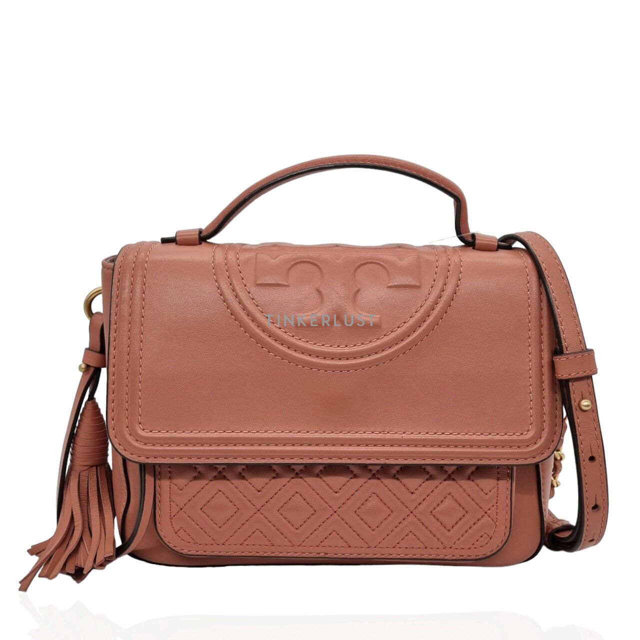 Tory burch fleming top handle online satchel