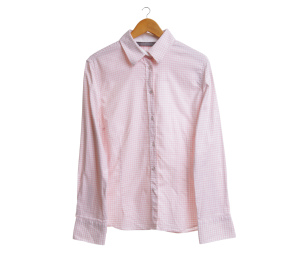Zara Pink Plaid Shirt