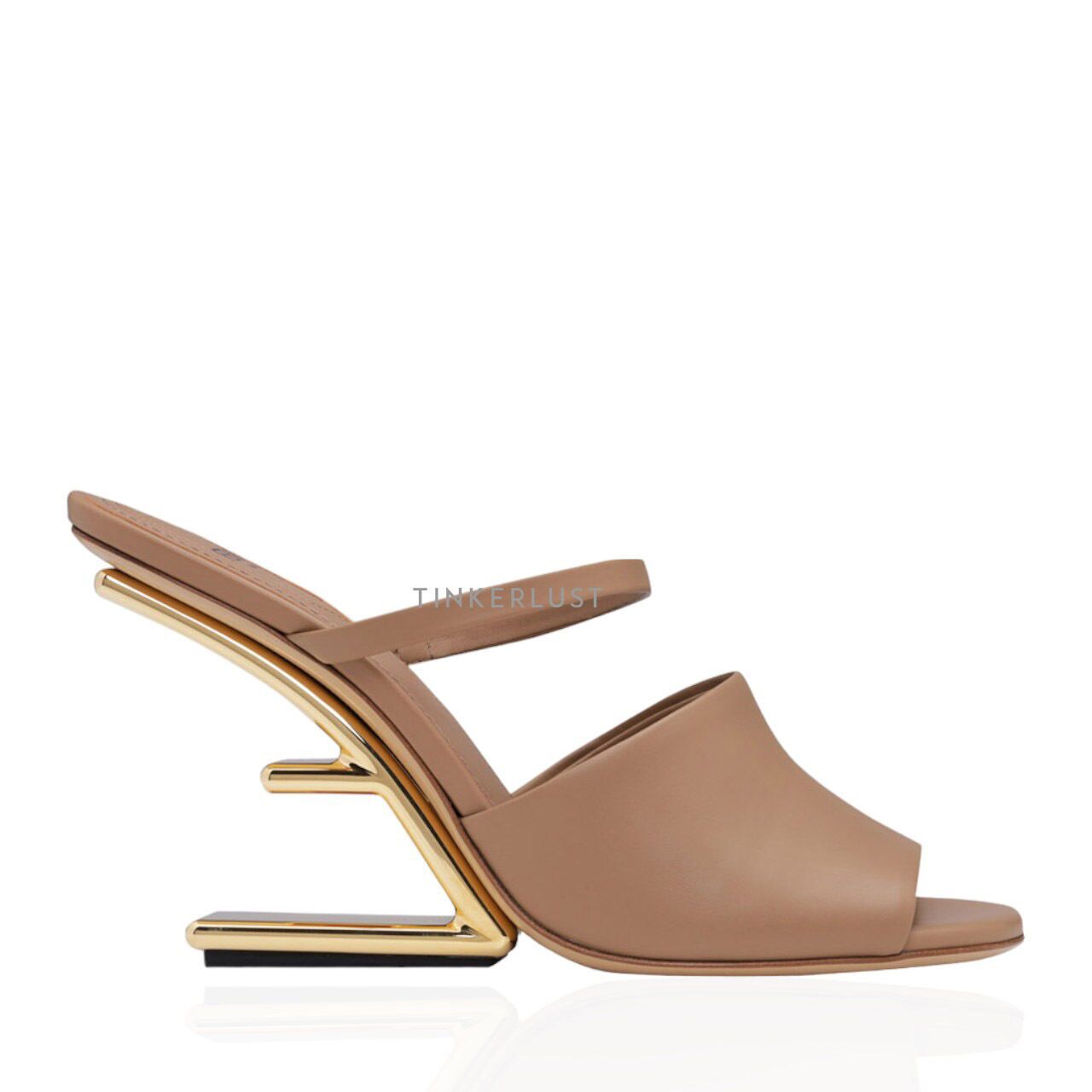 sepatu heels FENDI Women First Open Toe Sandals 105mm in