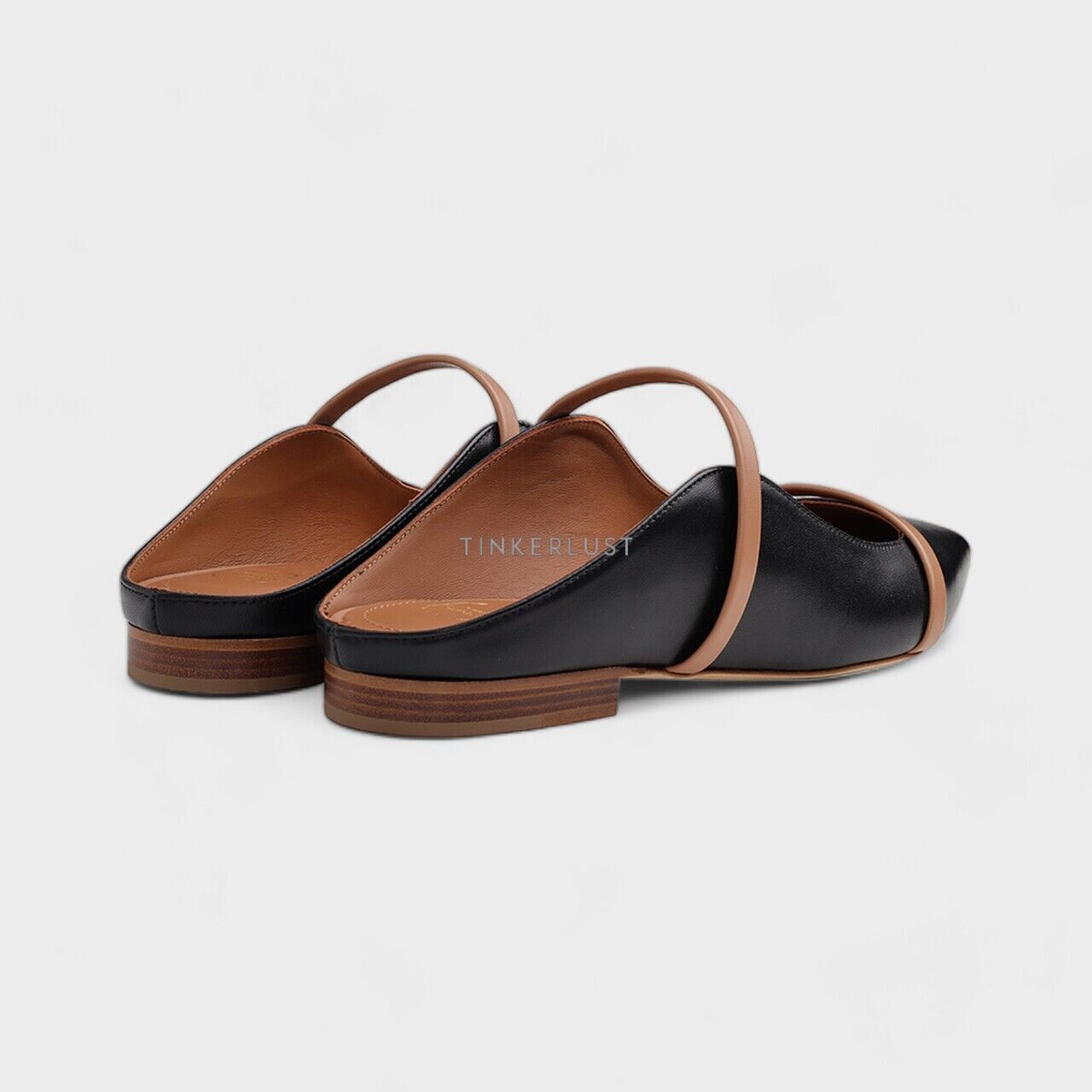 MALONE SOULIERS MAUREENFLAT97NAPPAPATENTNUDEBLUSH 関税送料込 sepatu flats Malone Souliers in Black/Nude Maureen Mules