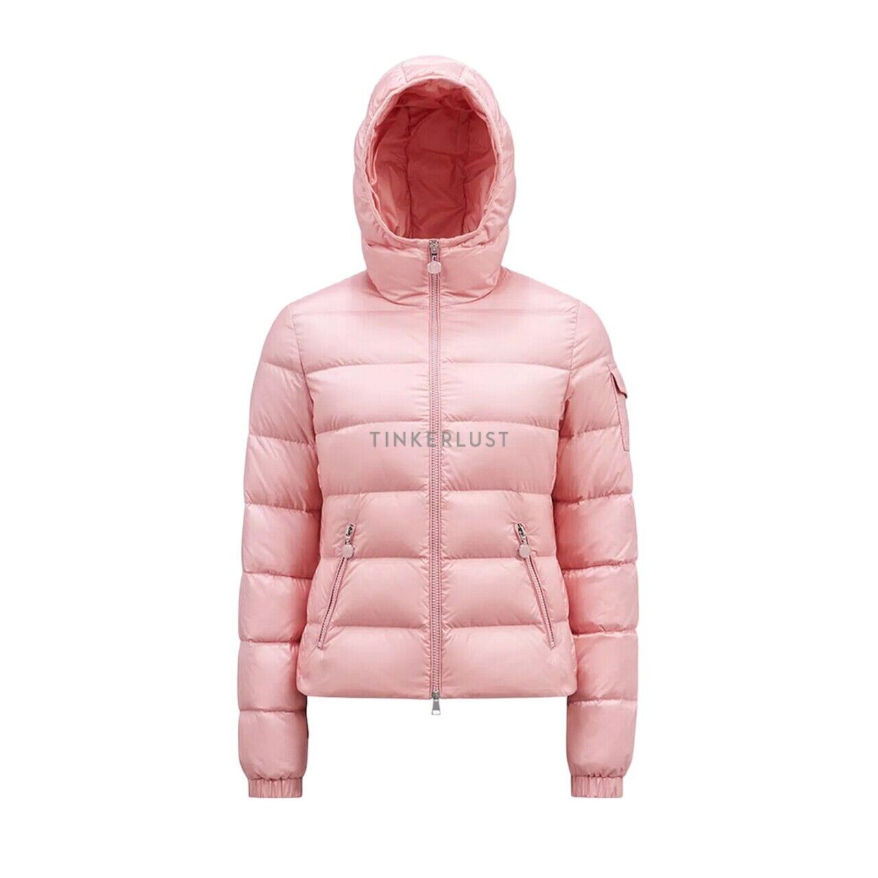 サンダル・ミュール MONCLER Mon pocket padded leather and nylon mule Rosa Moncler Pocket Padded Mule - Rose - 50% Off | Editorialist