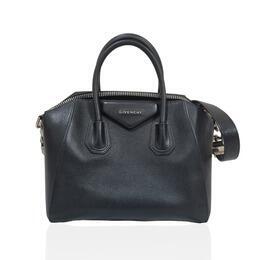 Givenchy Antigona Small Black Sugar Goatskin SHW Handbag