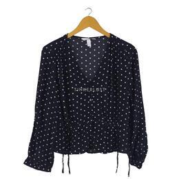 H&M Black & White Polkadots Blouse