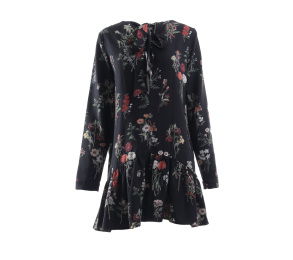 Zara Black Floral Jumpsuit