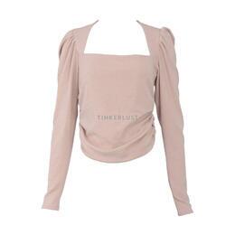 H&M Nude Blouse