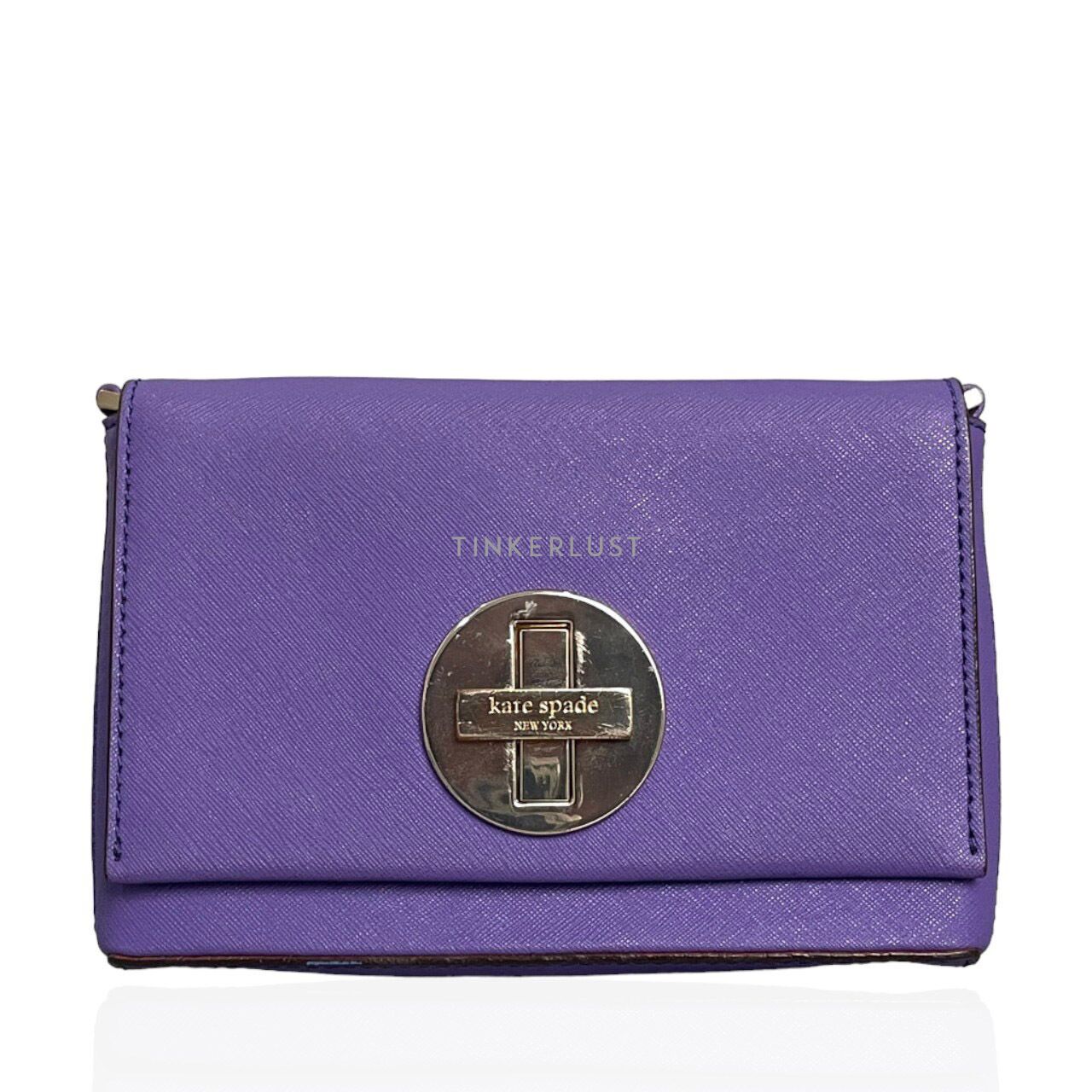 tas sling bag Kate Spade Sally Newbury Lane Purple Crossbody Bag Tinkerlust