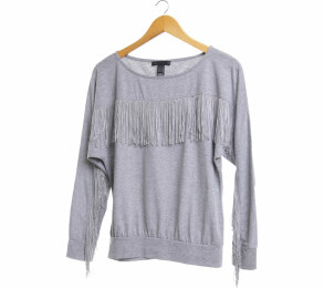 Mango Light Grey Blouse