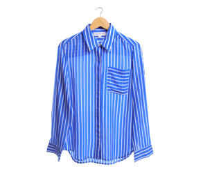 Jones New York Blue Striped Shirt