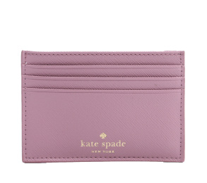 Kate Spade Purple Glitter Card Wallet