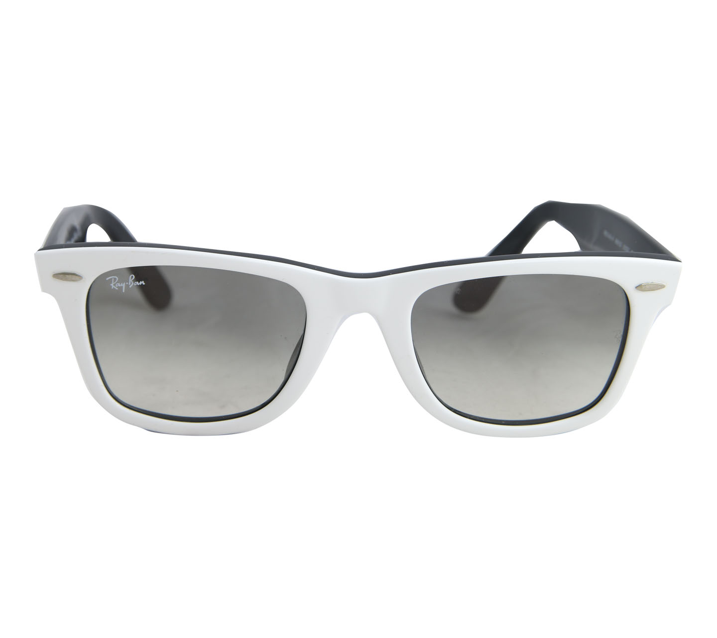 White wayfarer style sunglasses clearance