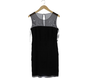 Calvin Klein Black Ruffle Mini Dress