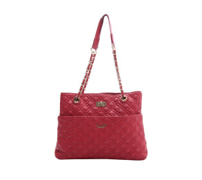 Guess Red Leather Shoulder Bag 