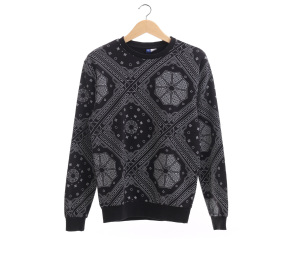 H&M Black Pattern Sweater