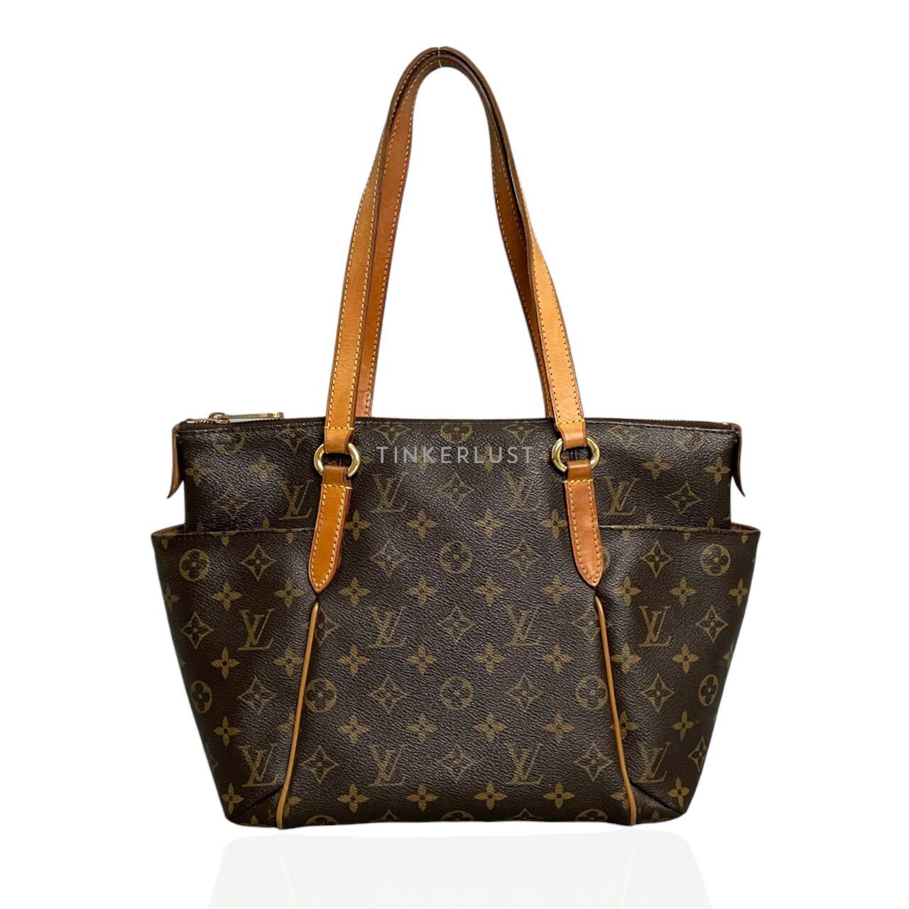 tas tote bag Louis Vuitton Totally MM Monogram Canvas GHW Tote Bag Tinkerlust