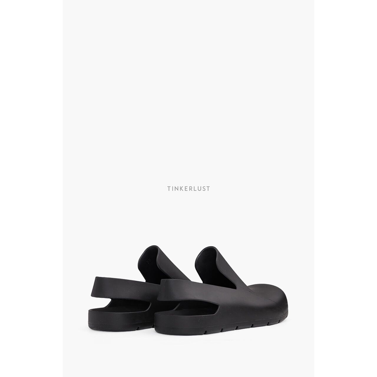 ★Bottega Veneta★(W)Puddle Slingback Sandal★Black sepatu sandals Bottega Veneta Women Puddle Rubber Slingback