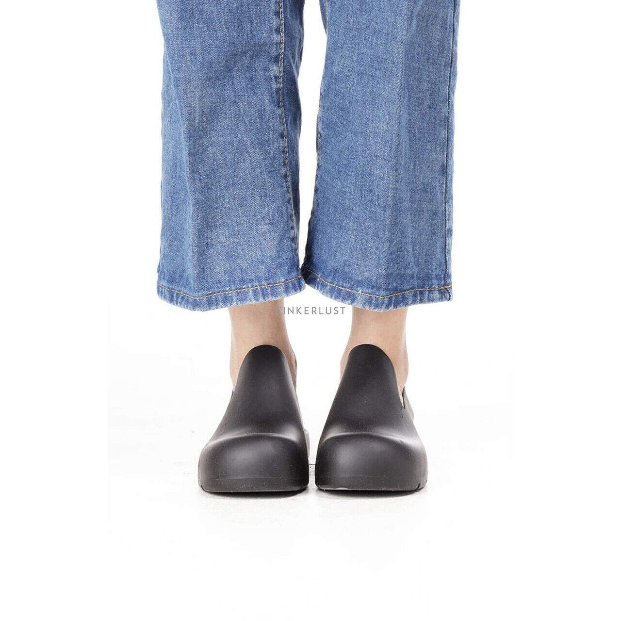 ★Bottega Veneta★(W)Puddle Slingback Sandal★Black sepatu sandals Bottega Veneta Women Puddle Rubber Slingback