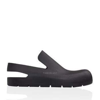 ★Bottega Veneta★(W)Puddle Slingback Sandal★Black sepatu sandals Bottega Veneta Women Puddle Rubber Slingback