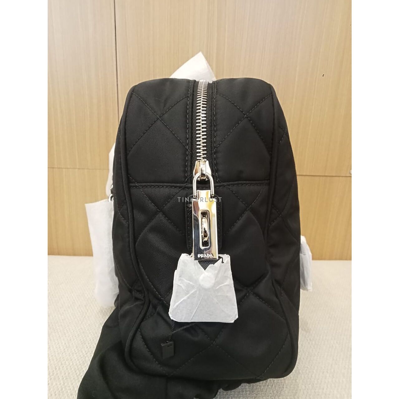 PRADA●ミニチェインクロスバック 1TT122 美品 PRADA ミニカナパ 2wayチェーンショルダーバッグ - メルカリ