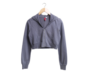 Divided Dark Grey cropped Jaket