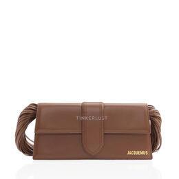 Jacquemus Le Bambino Long Ficiu Strand Strap in Brown Shoulder Bag