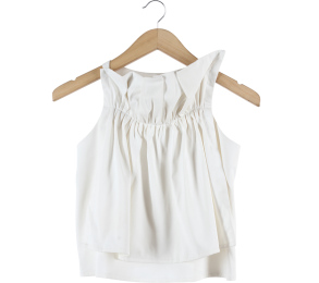 Tees And Scissors White Sleeveless