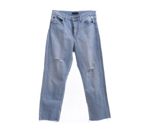 Uniqlo Blue Ripped Long Pants