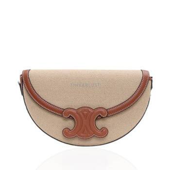 CELINE｜ (SMALL BESACE STRAP TRIOMPHE IN SUPPLE NATURAL SMALL BESACE STRAP TRIOMPHE IN SUPPLE NATURAL CALFSKIN