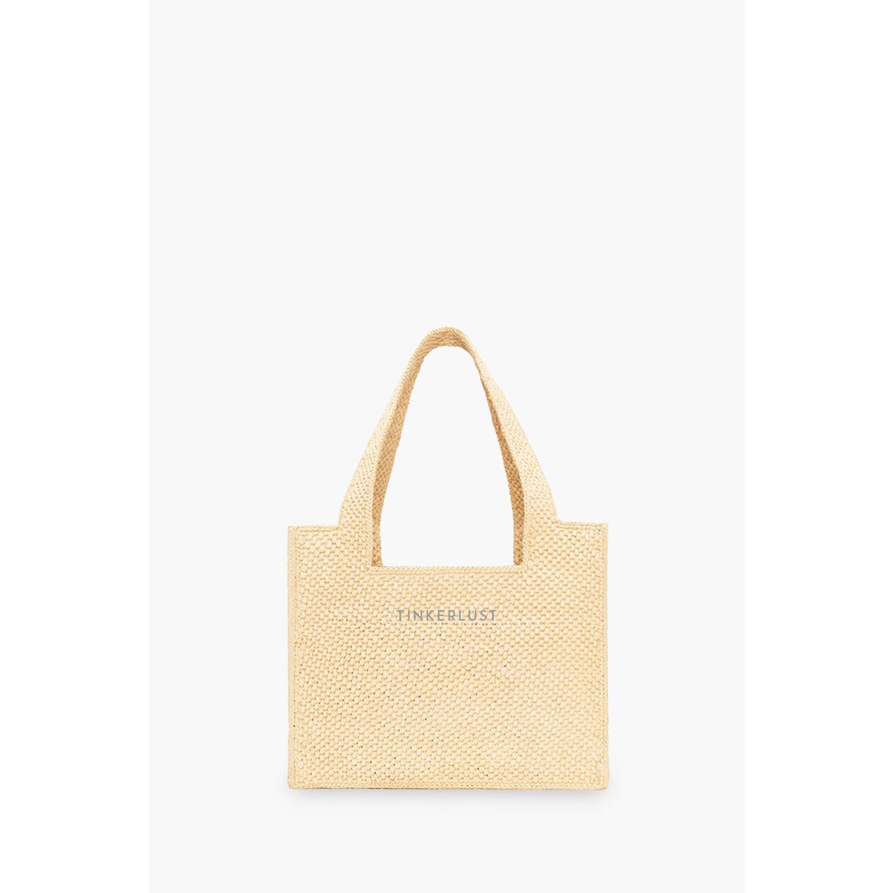 tas satchel Loewe Medium Logo Font Tote Bag in Natural