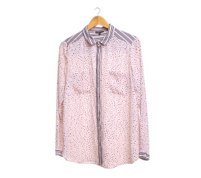 Warehouse Pink Pattern Shirt